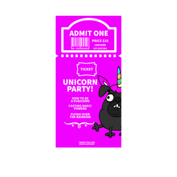 ADMISSION TICKET - 27/4/25  - (SUN)