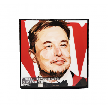 Elon Musk Popart