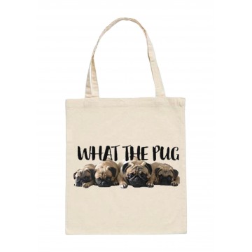 What The Pug Tote bag